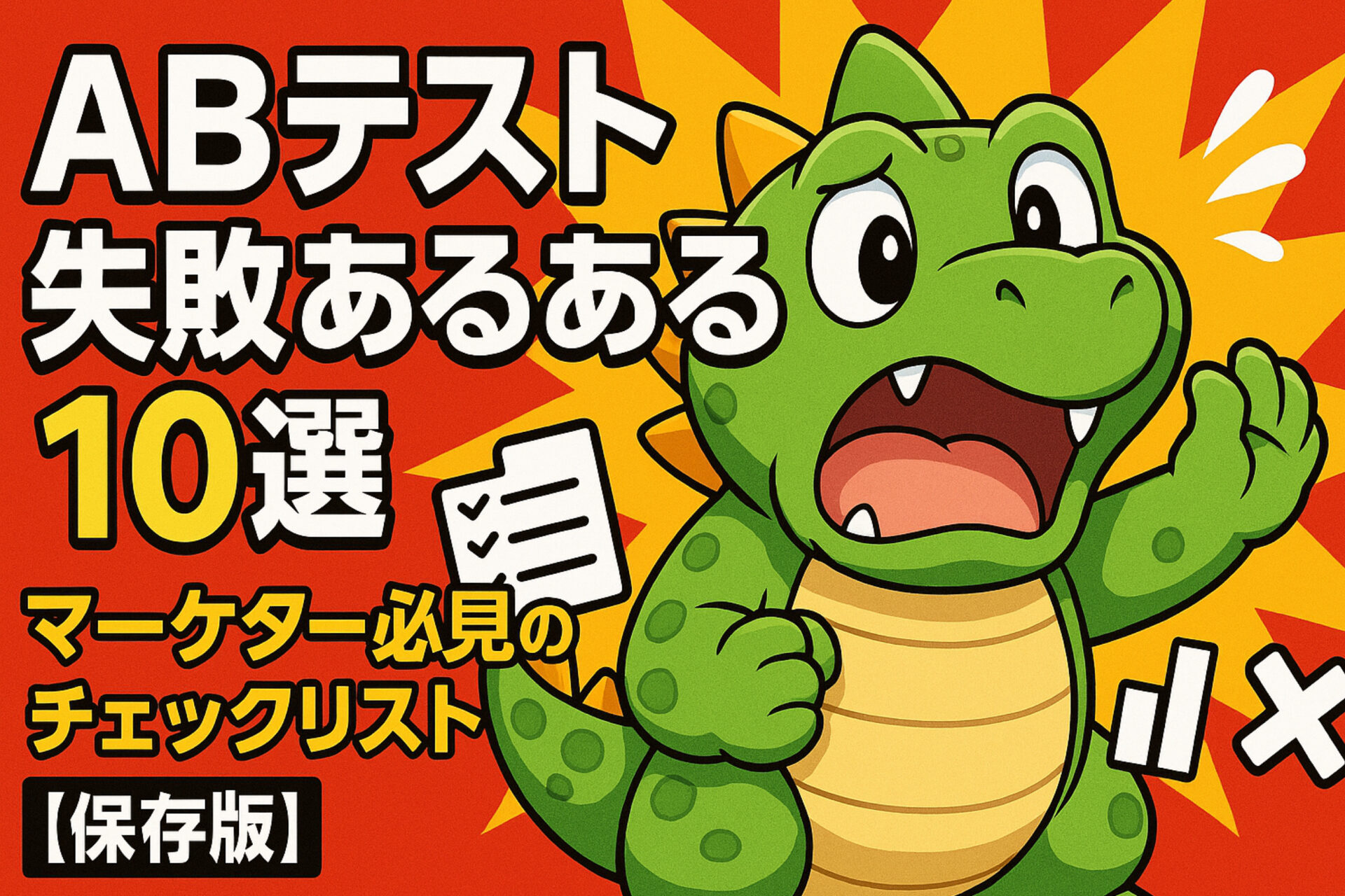 ABテスト失敗あるある10選