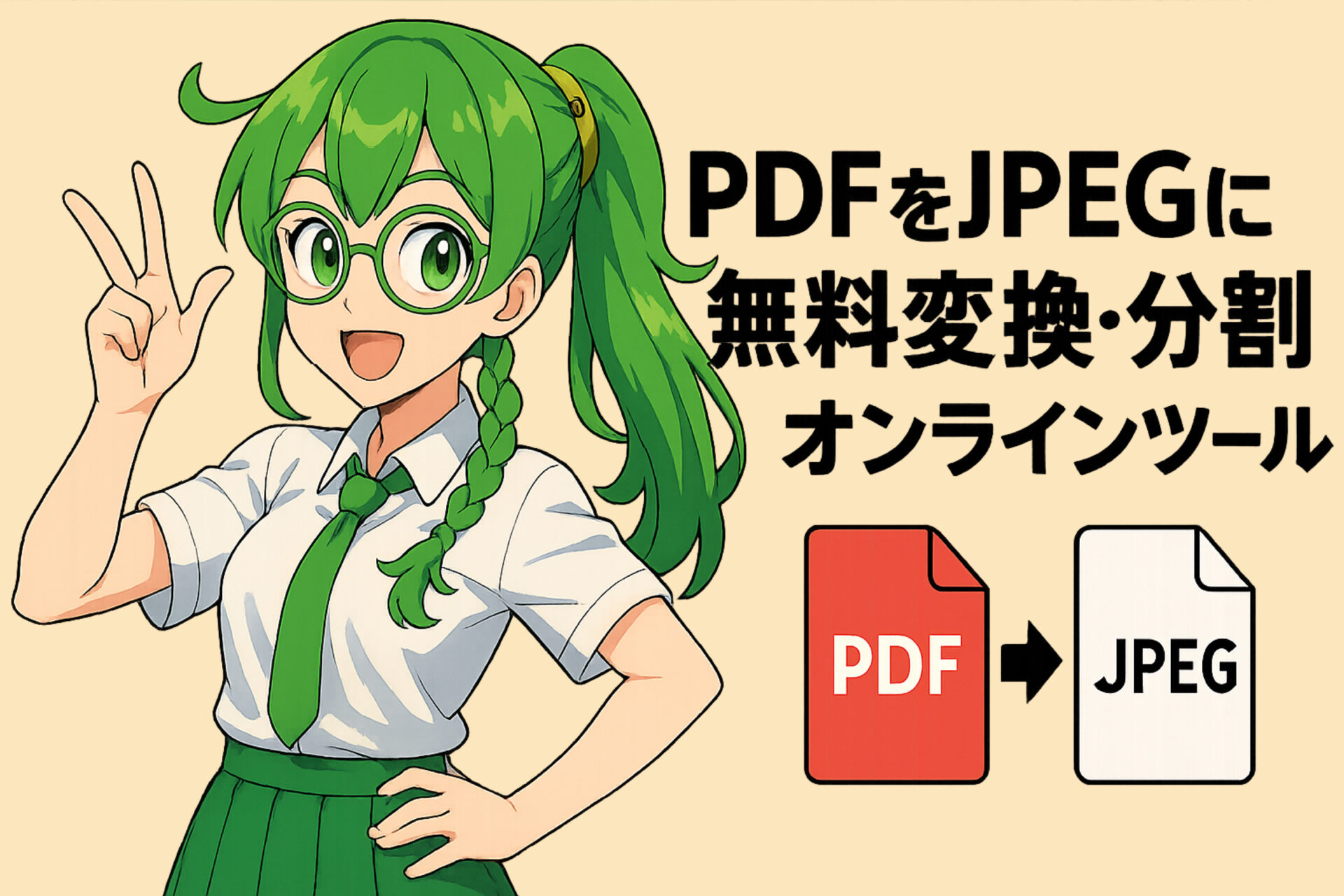 PDFをJPEGに無料変換・分割できるオンラインツール
