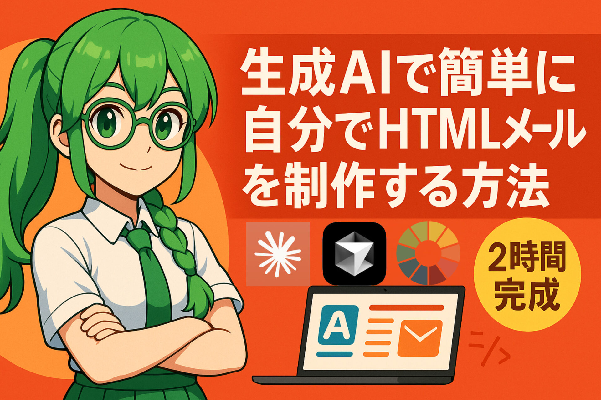 生成AIで簡単に自分でHTMLメールを制作する方法
